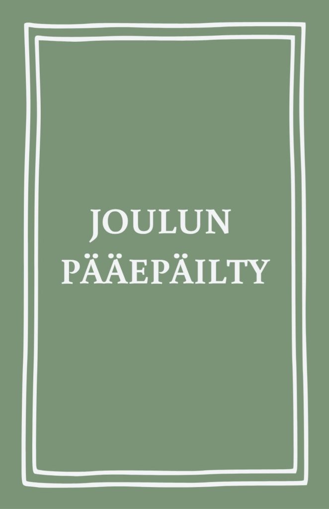 Joulun pääepäilty – hauska joulupeli koko perheelle