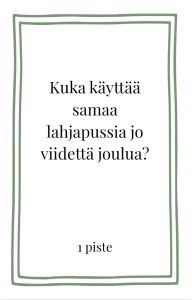 Joulun pääepäilty – hauska joulupeli koko perheelle