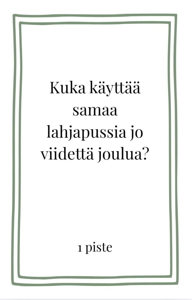 Joulun pääepäilty – hauska joulupeli koko perheelle