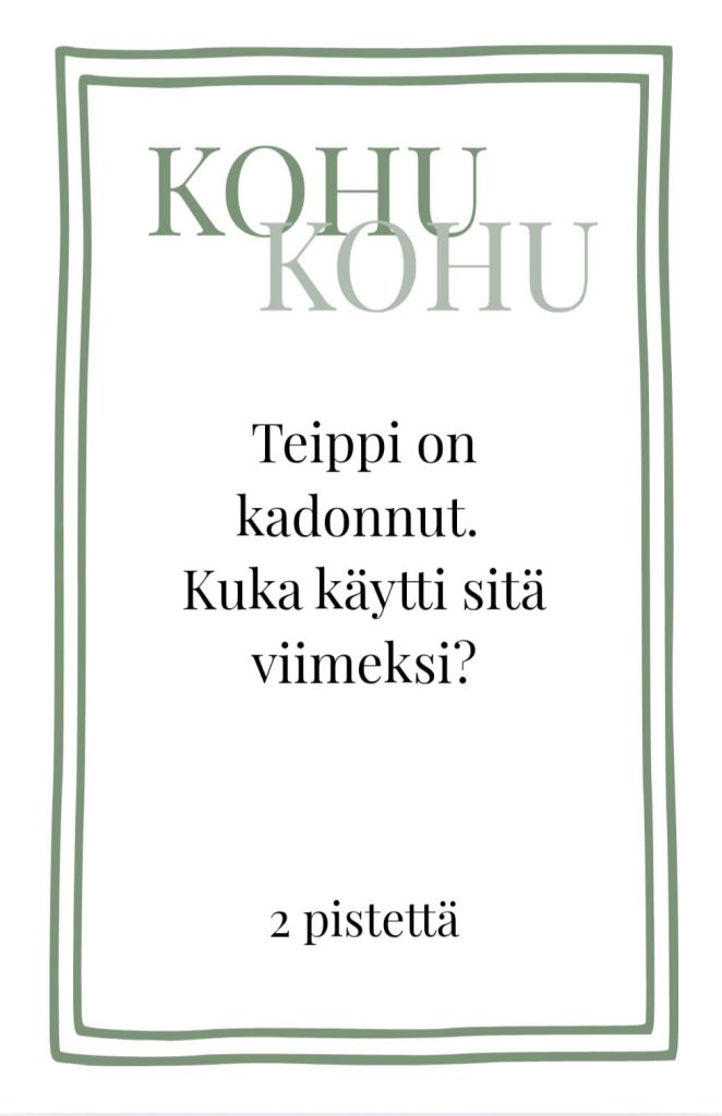 Joulun pääepäilty – hauska joulupeli koko perheelle